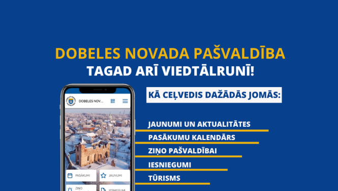 mobilā lietotne Dobeles novads