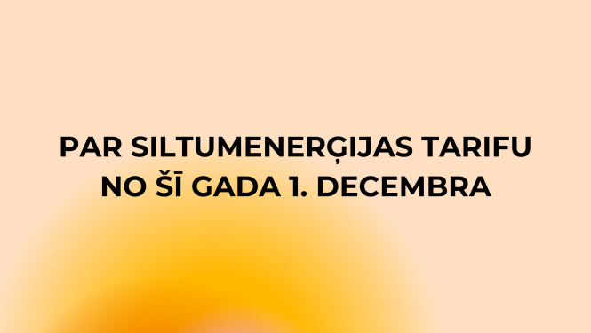 par siltumenerģijas tarifiem