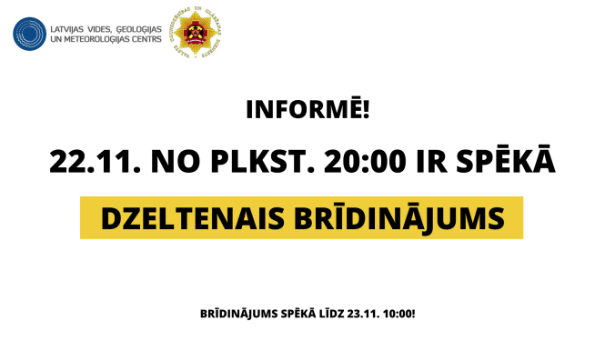 Dzeltenais brīdinājums