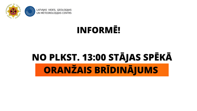 oranžais brīdinājums