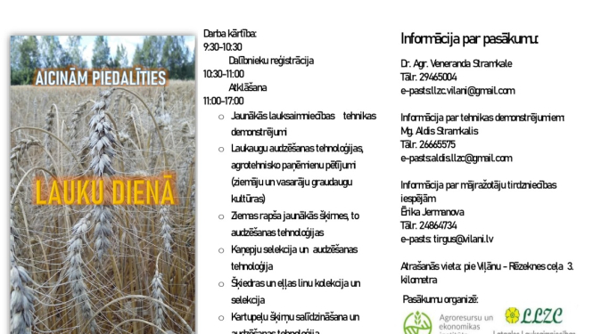 Pasākuma “Lauku diena”