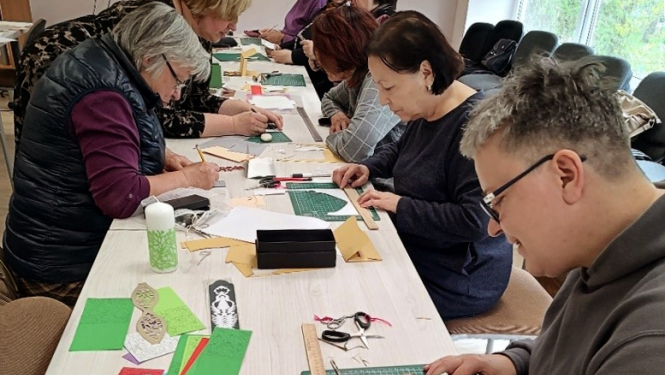 Mākslas nodarbība Rokišķos