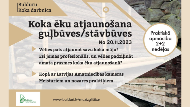 koka ēku atjaunošana