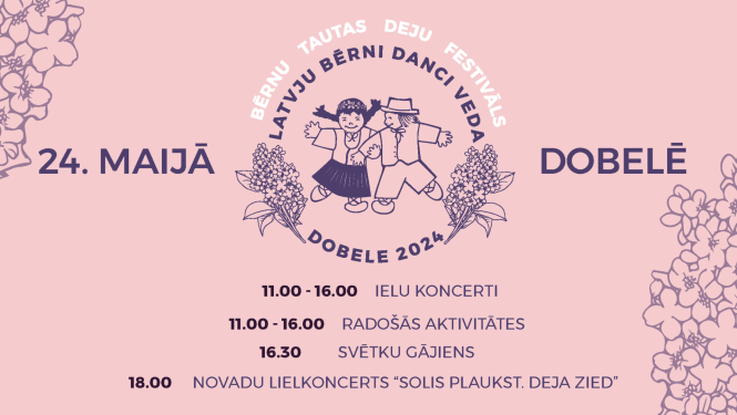 Latvju bērni danci veda