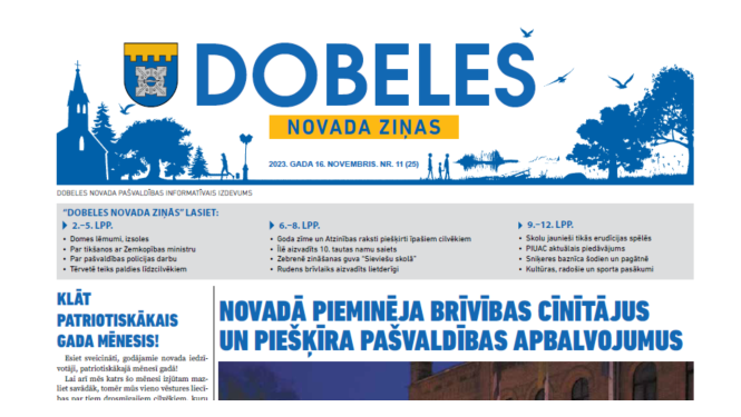 Dobeles novada ziņas