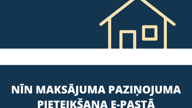 NĪN maksājuma paziņojuma pieteikšana e-pastā