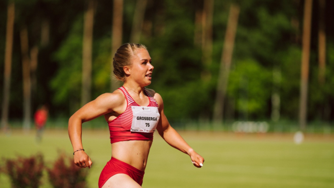 Dobeles vieglatlētu starti Baltijas valstu sacensībās