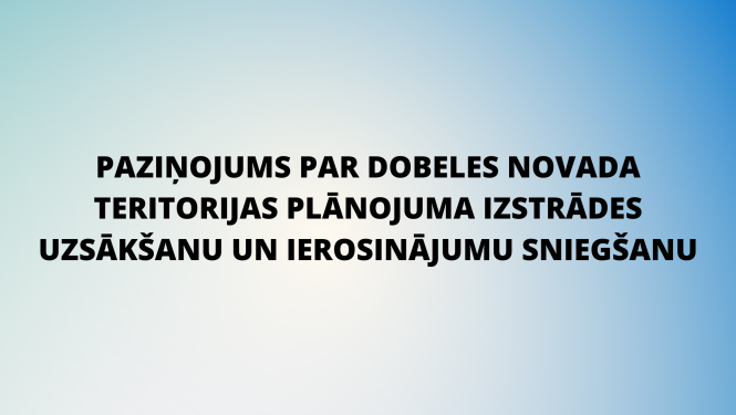 paziņojums