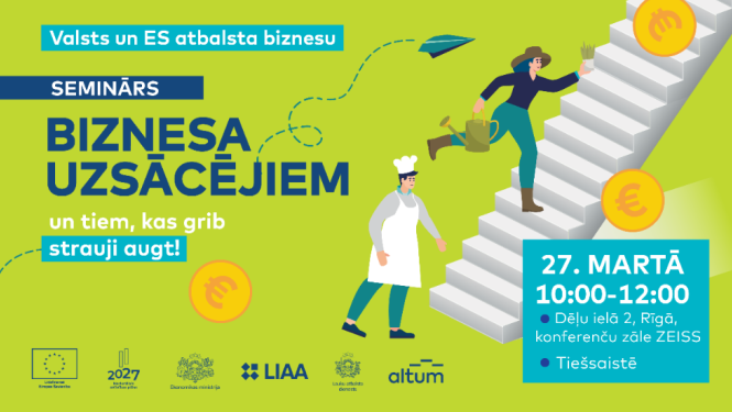 Biznesa uzsācējiem seminārs