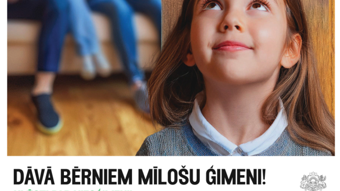 Dāvā bērniem mīlošu ģimeni