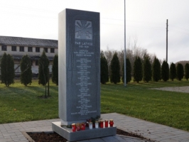 Stele for the holders of Lāčplēsis Military Order