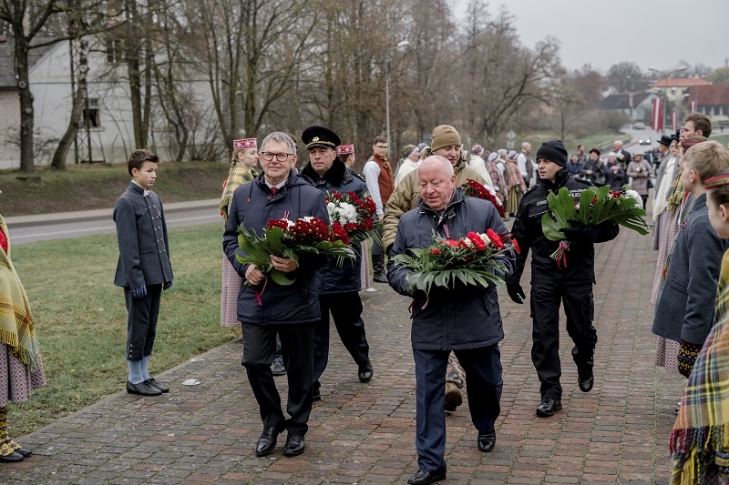 18.11.2019. Latvijas Republikas proklamēšanas 101. gadadienas atzīmēšana. Foto: Kaspars Krauze