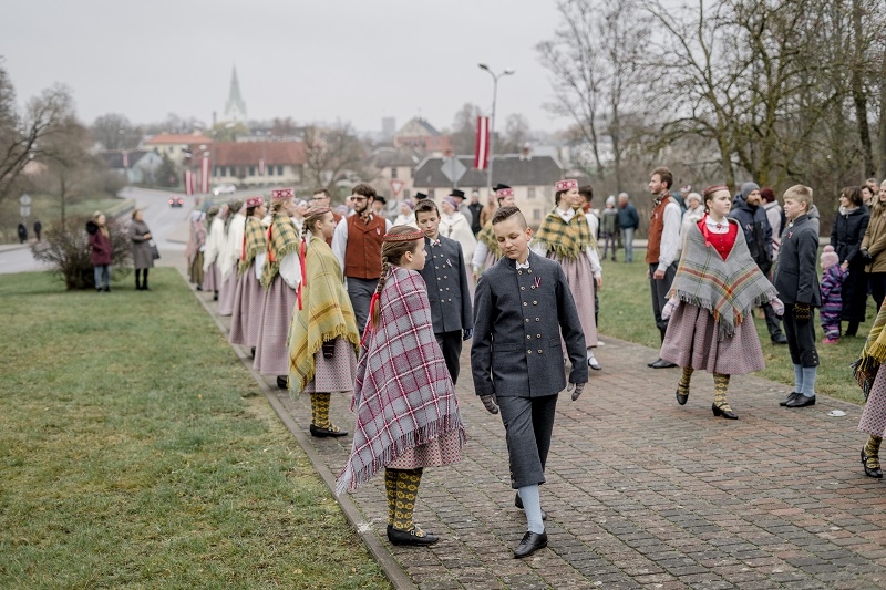 18.11.2019. Latvijas Republikas proklamēšanas 101. gadadienas atzīmēšana. Foto: Kaspars Krauze