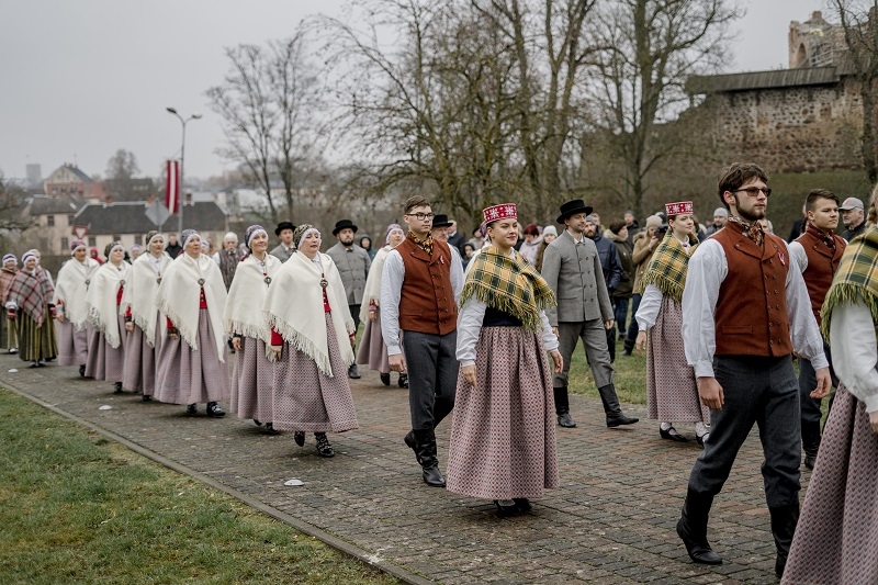18.11.2019. Latvijas Republikas proklamēšanas 101. gadadienas atzīmēšana. Foto: Kaspars Krauze