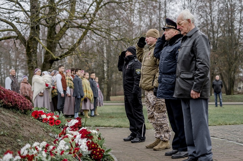 18.11.2019. Latvijas Republikas proklamēšanas 101. gadadienas atzīmēšana. Foto: Kaspars Krauze