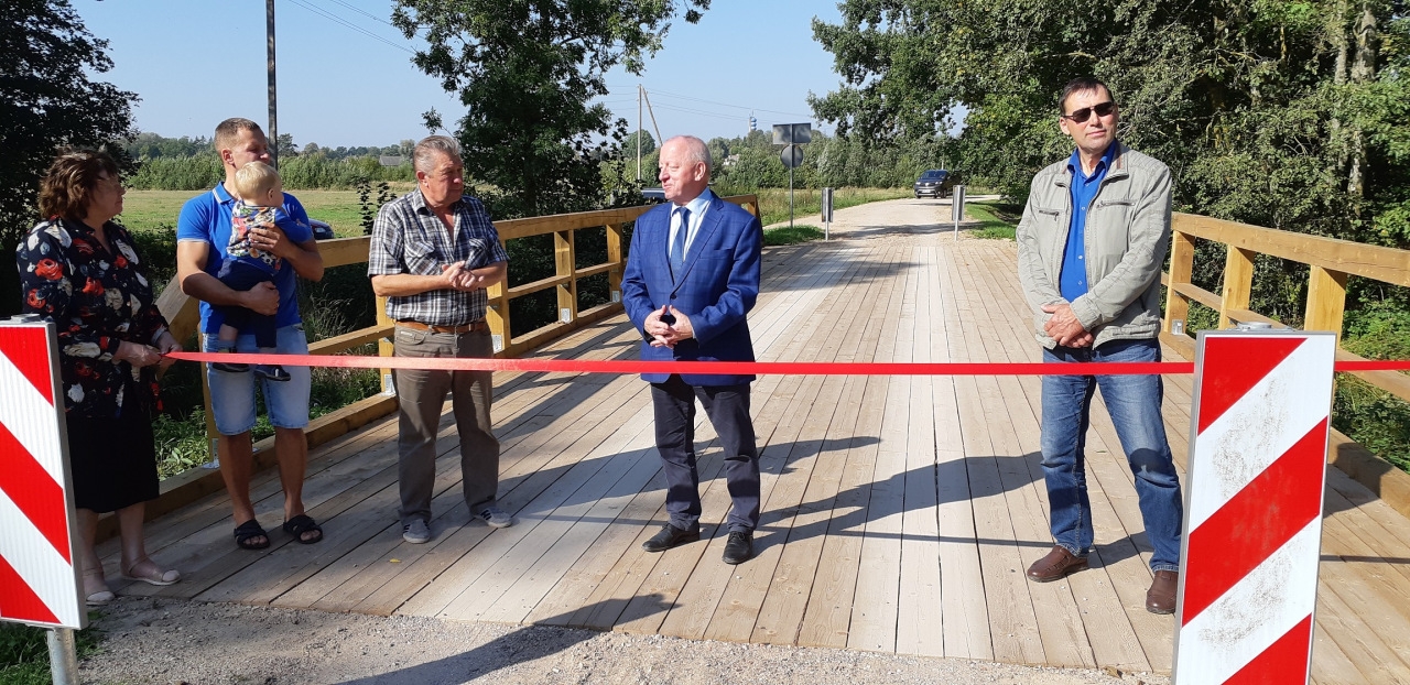 Tiltu remonta noslēgums Bērzes un Penkules pagastā 23.09.2020.