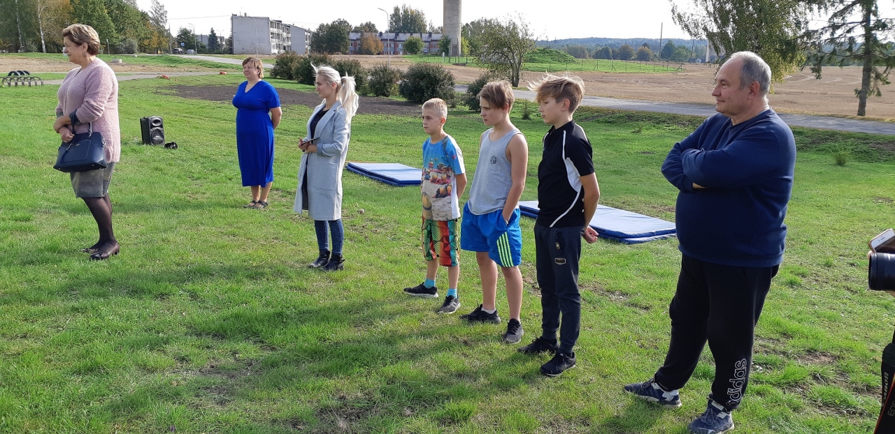 Pārbūves un remonta darbu noslēgums Bikstu sporta centrā 30.09.2020.