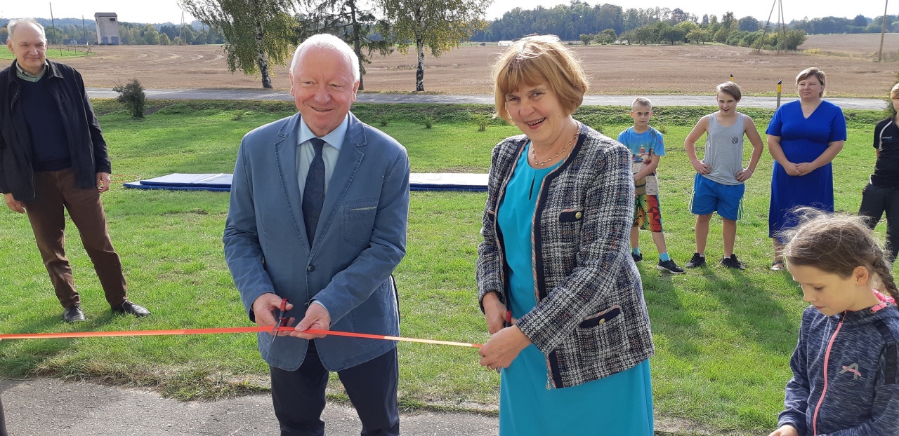 Pārbūves un remonta darbu noslēgums Bikstu sporta centrā 30.09.2020.