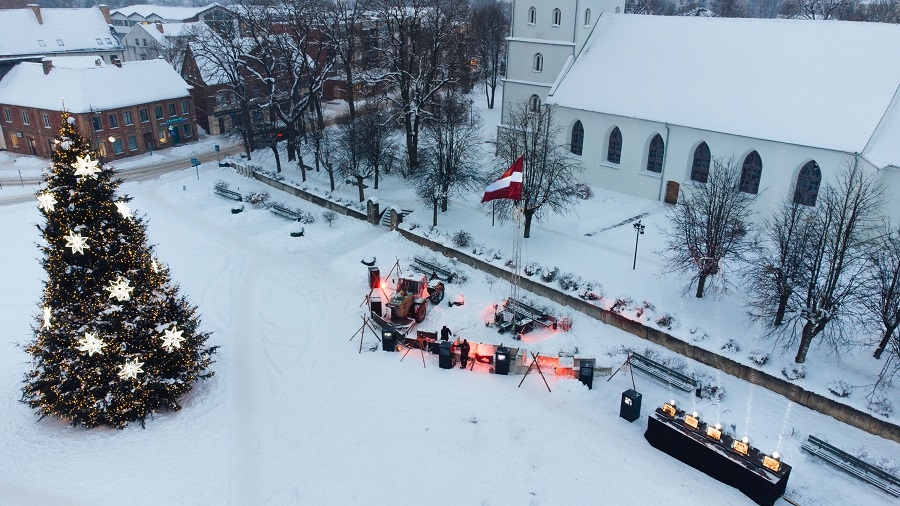 Barikādes 2021 Vēsturiskajā Tirgus laukumā 20.01.2021.