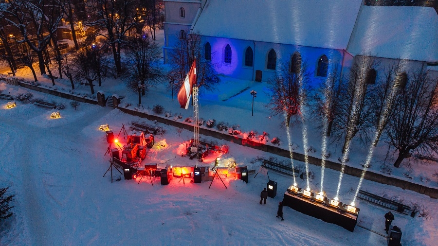 Barikādes 2021 Vēsturiskajā Tirgus laukumā 20.01.2021.