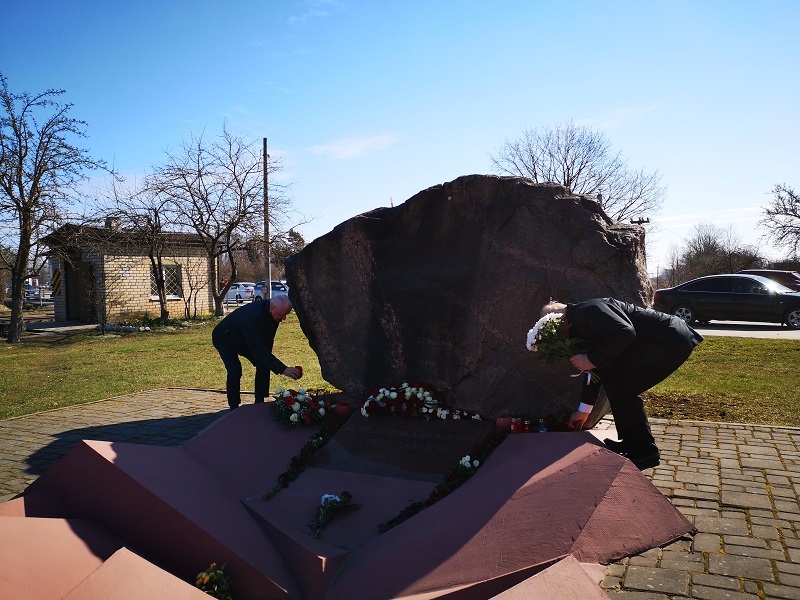 25.03.2020. Komunistiskā genocīda upuru piemiņas diena Dobelē