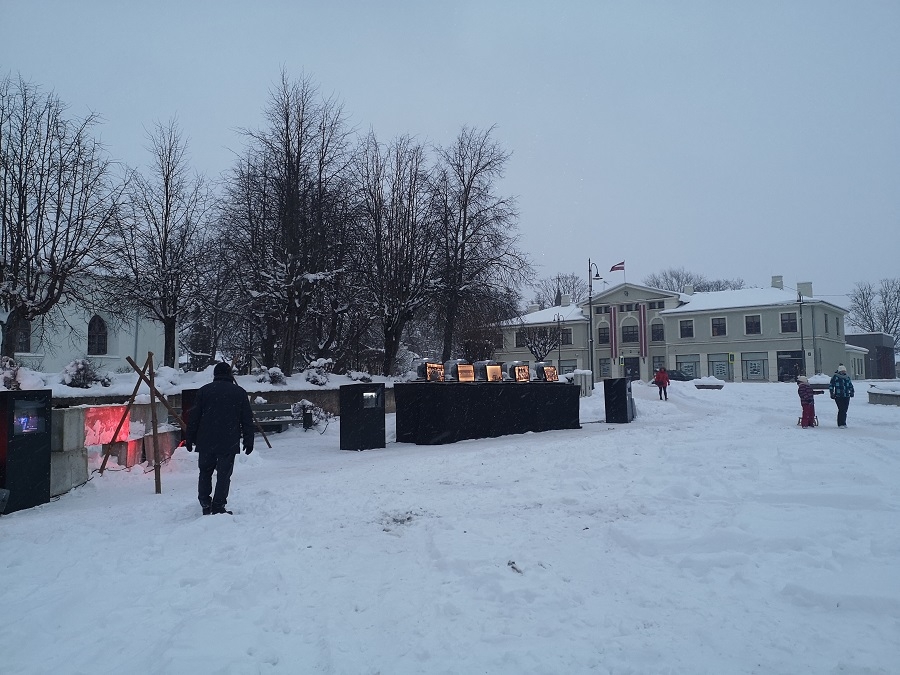 Barikādes 2021 Vēsturiskajā Tirgus laukumā 20.01.2021.