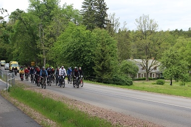 Aizvadīts velobrauciens “TAD kopā ar velo”