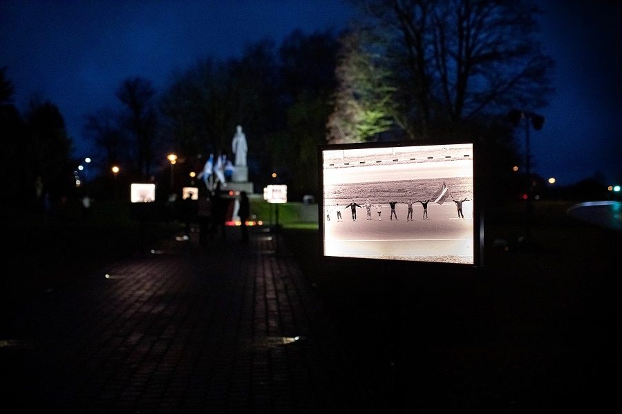 Latvijas Republikas proklamēšanas 102. gadadiena 18.11.2020. Foto G. Janševskis