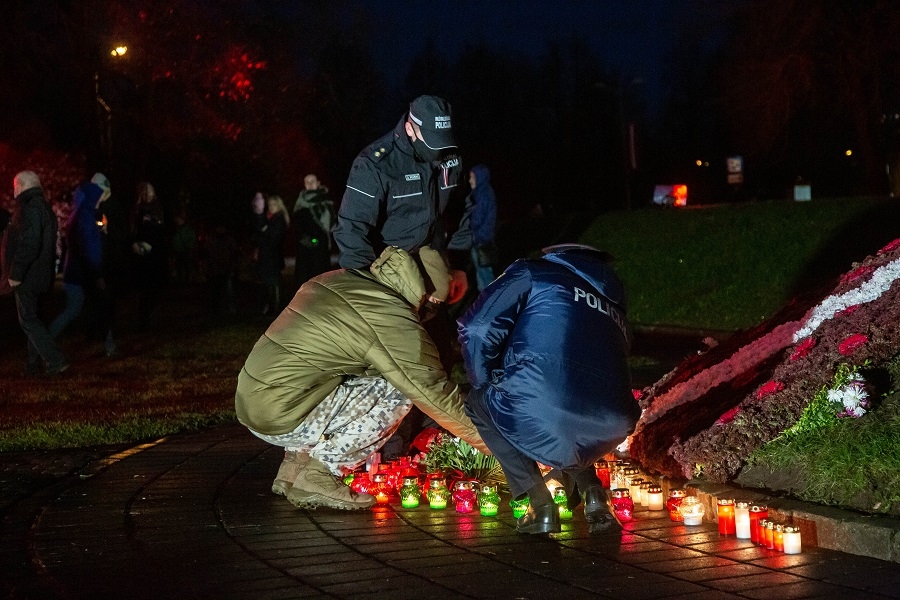 Latvijas Republikas proklamēšanas 102. gadadiena 18.11.2020. Foto G. Janševskis