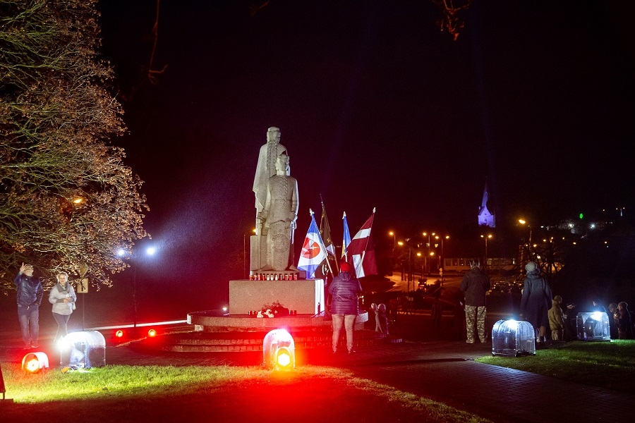 Latvijas Republikas proklamēšanas 102. gadadiena 18.11.2020. Foto G. Janševskis