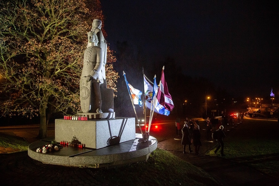 Latvijas Republikas proklamēšanas 102. gadadiena 18.11.2020. Foto G. Janševskis