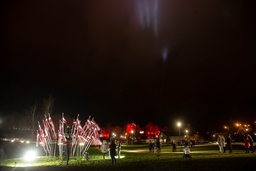 Latvijas Republikas proklamēšanas 102. gadadiena 18.11.2020. Foto G. Janševskis