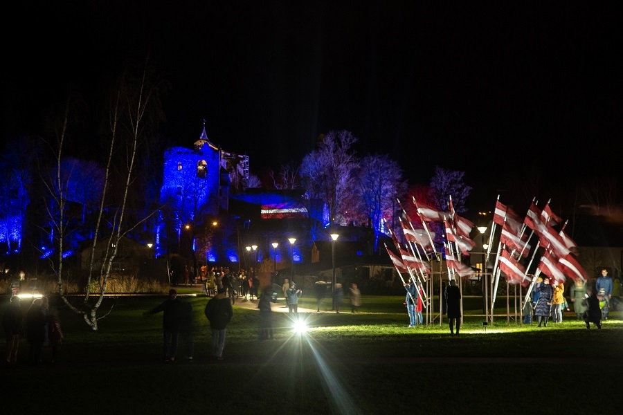 Latvijas Republikas proklamēšanas 102. gadadiena 18.11.2020. Foto G. Janševskis