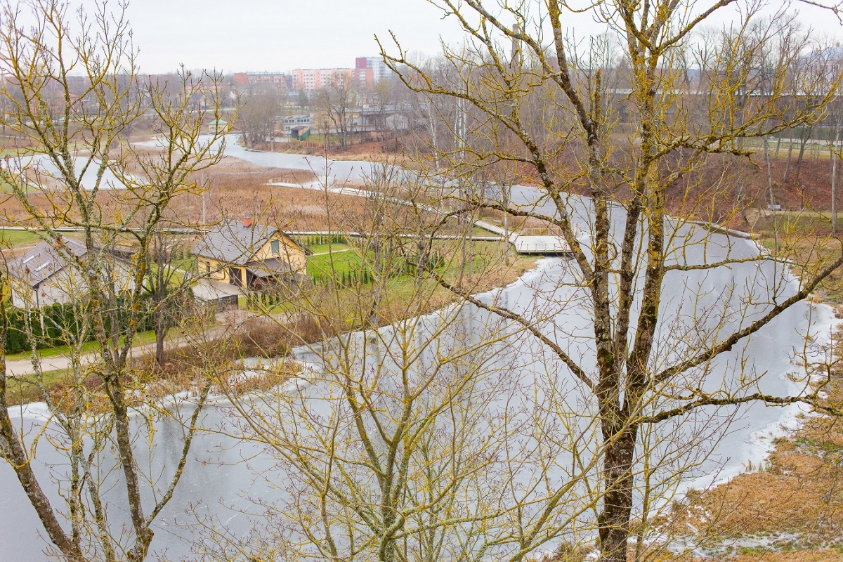 Dobeles pils kapela pēc konservācijas un pārbūves. Nila Viļņa un Kaspara Krauzes foto 2020.