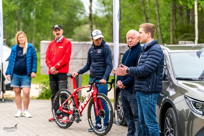 03.06.2020. Latvijas valsts mežu Kalnu Divriteņu maratona 2020 preses konference Pokaiņu mežā. Foto: Ģirts Kehris