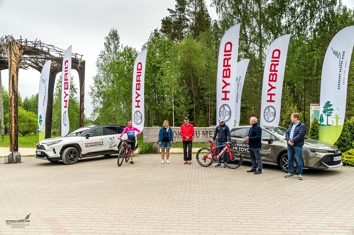 03.06.2020. Latvijas valsts mežu Kalnu Divriteņu maratona 2020 preses konference Pokaiņu mežā. Foto: Ģirts Kehris