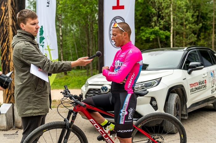 03.06.2020. Latvijas valsts mežu Kalnu Divriteņu maratona 2020 preses konference Pokaiņu mežā. Foto: Ģirts Kehris