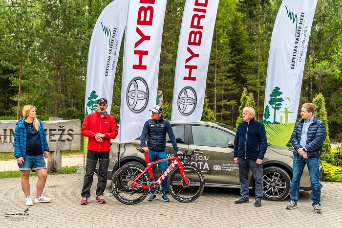 03.06.2020. Latvijas valsts mežu Kalnu Divriteņu maratona 2020 preses konference Pokaiņu mežā. Foto: Ģirts Kehris