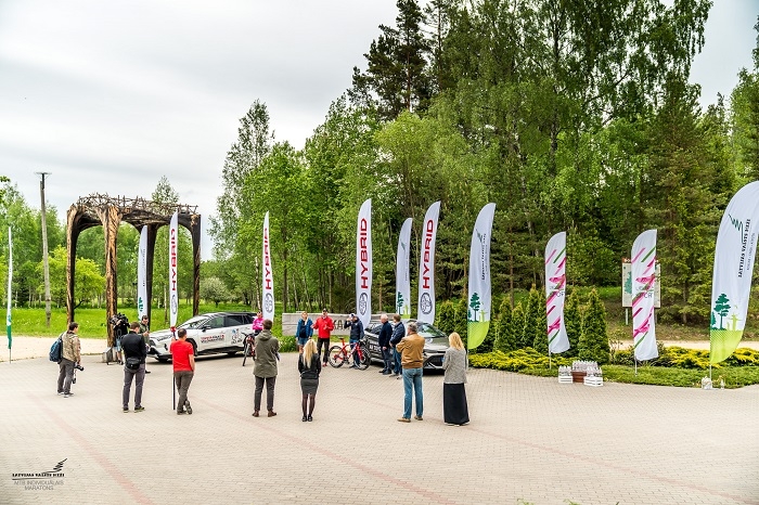 03.06.2020. Latvijas valsts mežu Kalnu Divriteņu maratona 2020 preses konference Pokaiņu mežā. Foto: Ģirts Kehris