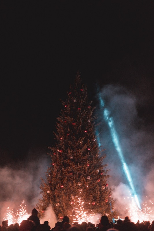 01.12.2019. 10. Sniegavīru saiets un Ziemassvētku lielā egle Dobelē. Foto: Kaspars Krauze