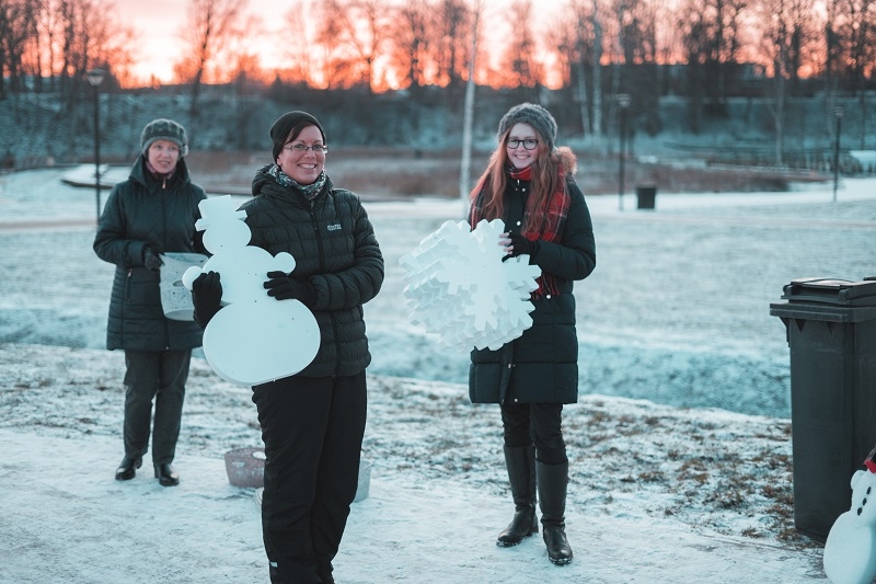 01.12.2019. 10. Sniegavīru saiets un Ziemassvētku lielā egle Dobelē. Foto: Kaspars Krauze