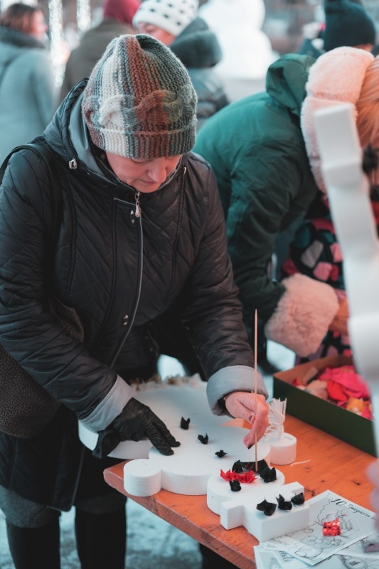 01.12.2019. 10. Sniegavīru saiets un Ziemassvētku lielā egle Dobelē. Foto: Kaspars Krauze