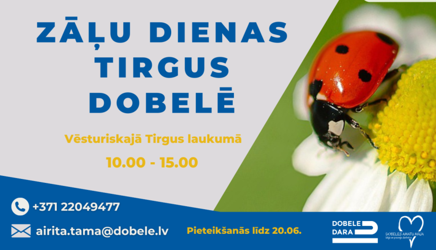 Zāļu dienas tirgus Dobelē 2025