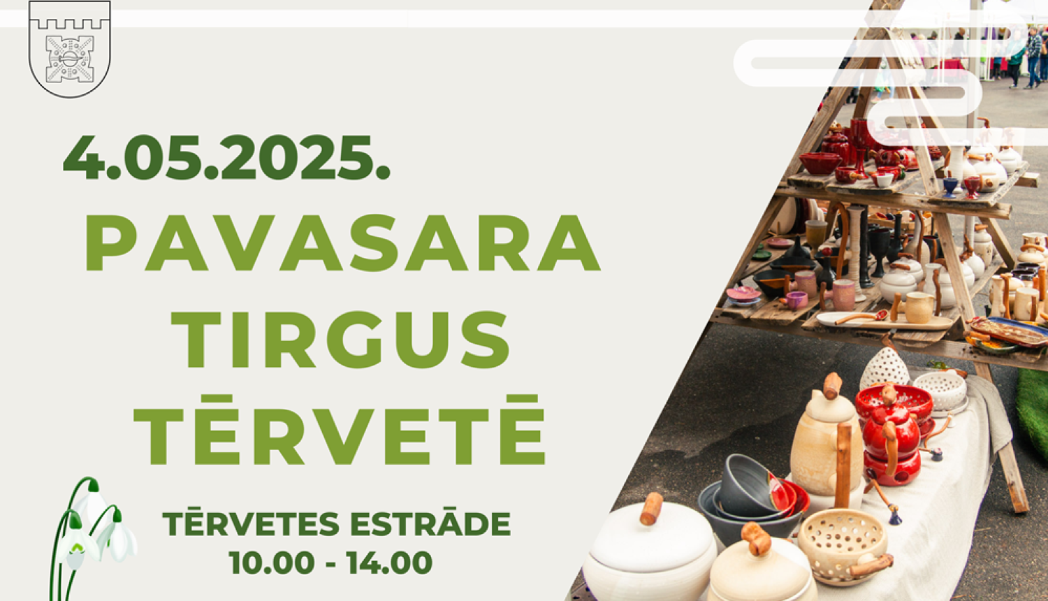 Pavasara tirgus Tērvetē 2025