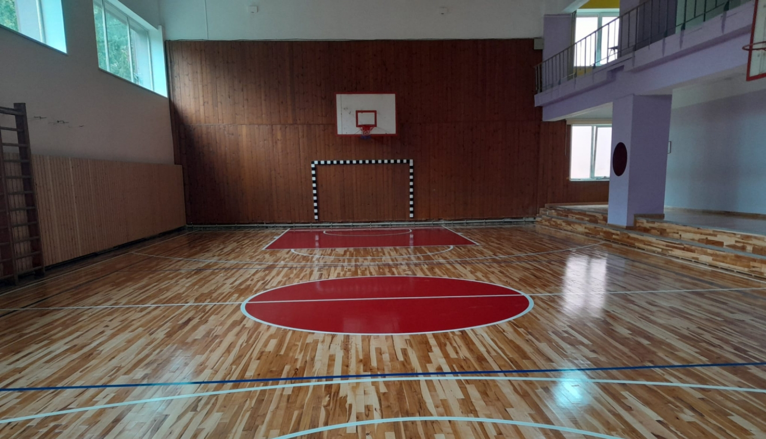 Gardenes pamatskolas sporta zāles jaunais segums