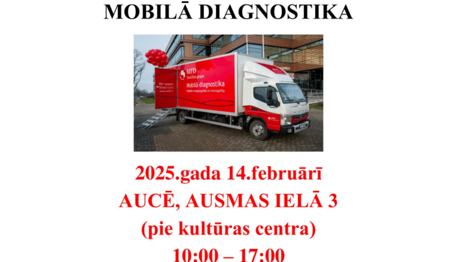 MFD mobilā diagnostika