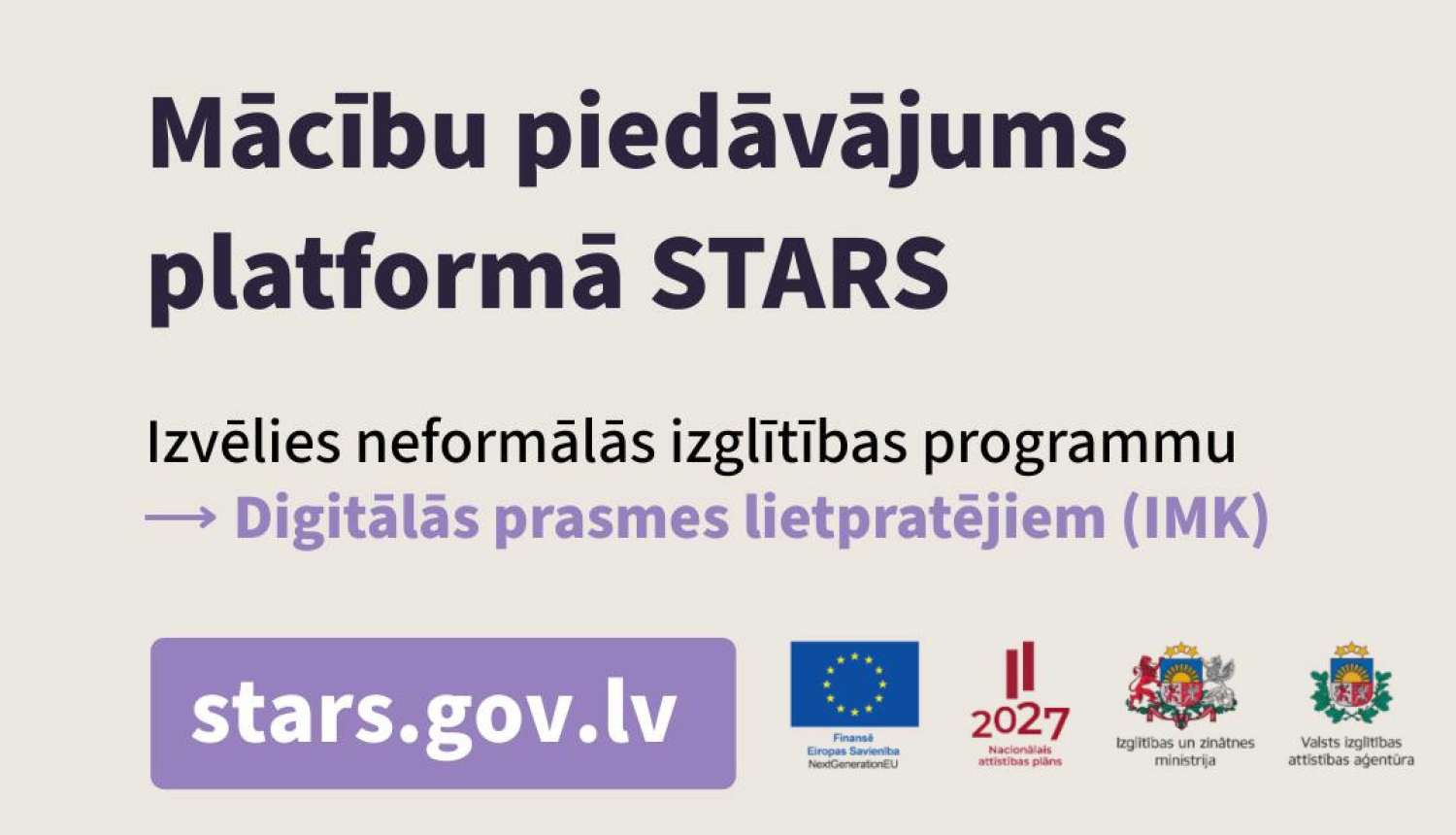 Mācību piedāvājums Stars 29.01.26.