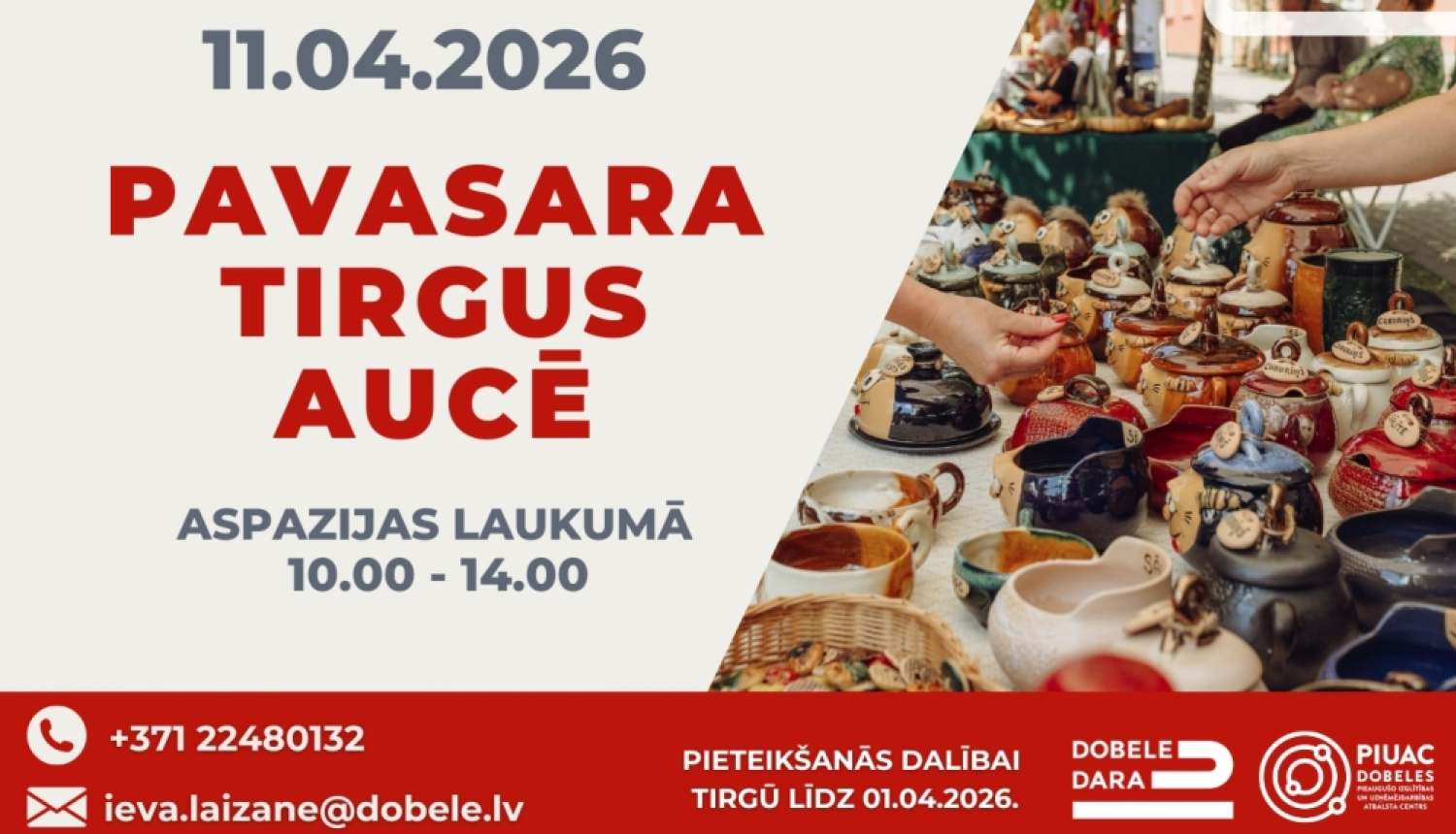 Pavasara tirgus Aucē