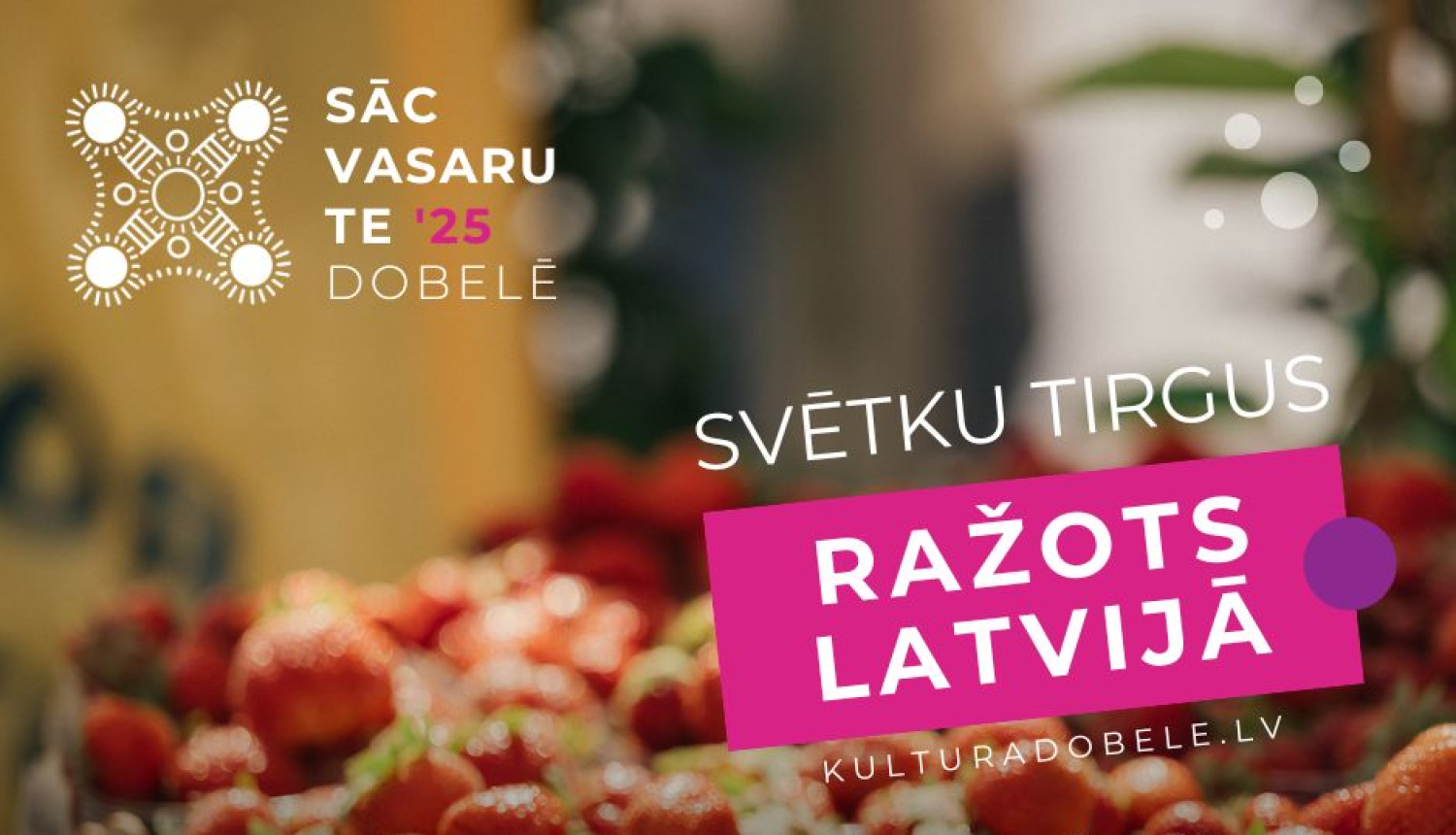 Dobeles pilsētas festivāla 2025 tirgus