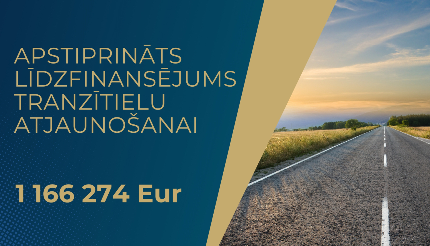 Līdzfinansējums ceļu remontam